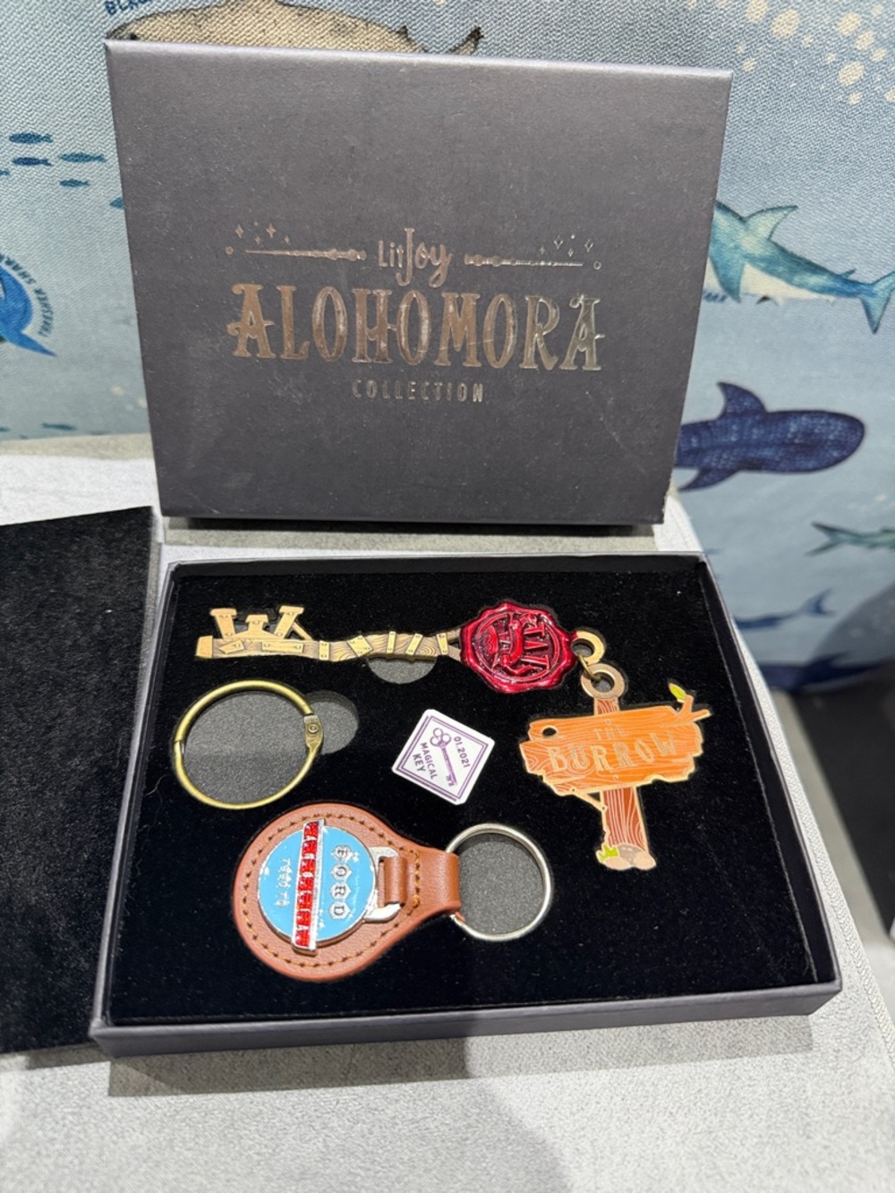 Lilly Alohomora Collection Keychain Set - Mixed Metal & Enamel